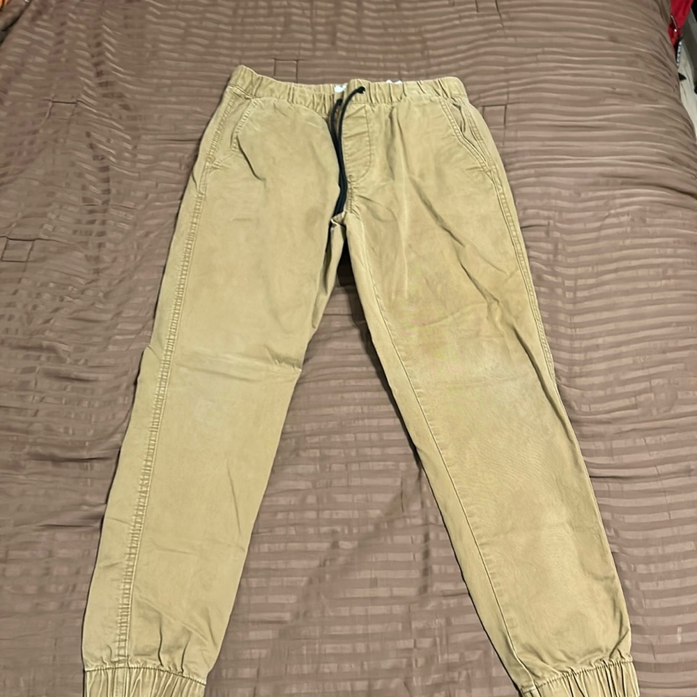 Tan old navy joggers medium